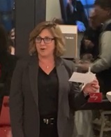 Samantha toasting THAW